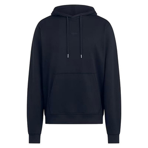 Sweat à capuche homme en coton 100% de haute qualité, coupe classique, logo frontal, col uni, motif uni, hiver, poche, service OEM - Product Image 1