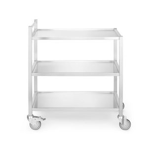 HENDI Profi Line Service <b>Trolley</b> for Kitchen Storage 800x500x(H)850mm <b>Welded</b> - Product Image 1
