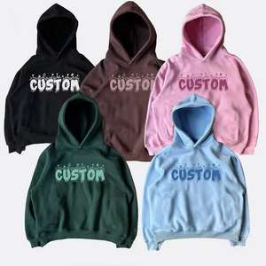 Sudadera con Capucha Reversible para Hombre, Diseño de Contraste, Felpa de Algodón, Personalizable, Modelo 2025 - Product Image 1