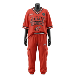 Womens 220 GSM Poly <b>Mesh</b> Jersey Pant <b>Set</b> Coral Orange Tackle Twill Print Custom Logo Sportswear Women's <b>Sets</b> - Product Image 6