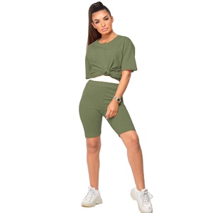 Ensemble d'été pour femme, vêtement tendance, élégant, chic, confortable, respirant, tissu lisse, contemporain, décontracté et stylé - Product Image 3