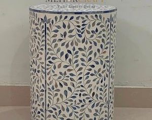 Meubles en incrustation d'os Armoire à incrustation d'os véritable de design moderne avec 7 tiroirs pour armoire à incrustation d'os de salon par gm impex - Product Image 3