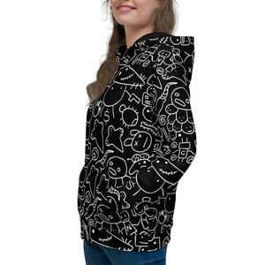 Autumn Winter <b>Thick</b> <b>Fleece</b> 100% Cotton Warm Custom Printed Unisex Harajuku Style Long Sleeve Streetwear Fashion Hoodie - Product Image 3