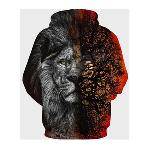 Sudaderas con capucha de sublimación con cremallera para hombre de gran tamaño de diseño personalizado de talla grande de alta calidad - Product Image 6