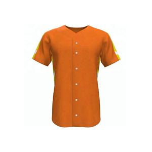 Maillot de baseball 2026 pas cher, surpiqué, couleurs unies, respirant, 100 % polyester, design personnalisé, tissu 220g, impression numérique - Product Image 4