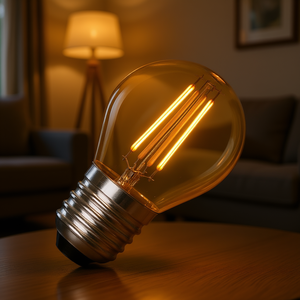 E27 4W Amber Adjustable LED <b>Sphere</b> Filter Bulbs - Product Image 3