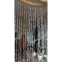 Guirlande de porte bohème multicolore perlée avec rideaux à passe-tringle pour la décoration intérieure, fonction suspendue