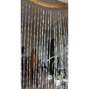 Multicolour Bohemian Hippy Beaded Doorway Garland Rod Pocket Curtains for Home Decor Hanging Function - Product Image 2