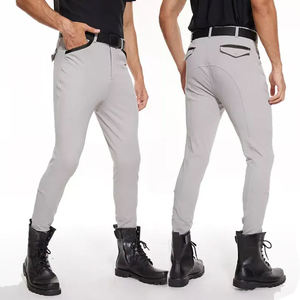 Professional Men Horse Riding Breeches Silicone Knee Patch Riding <b>Trousers</b> Durable Fabric for Training and Casual Riding - Product Image 1