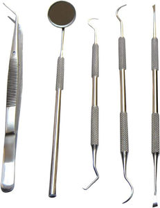 Nouvel arrivage Kit d'hygiène dentaire manuelle en acier inoxydable résistant à la rouille pour les cliniques, usage domestique, certifié CE de qualité supérieure et durable - Product Image 4