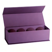 Ensemble de bougies parfumées multiples, boîte d'emballage magnétique, 3 ou 4 pots de bougies, boîte cadeau, emballage de bougies de luxe personnalisé, boîte en papier rigide