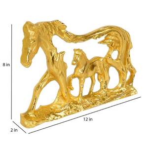 Accessoires élégants de maison de décor de table de cheval d'aluminium pour la décoration à la maison élégante - Product Image 2