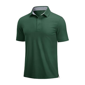 Chemises de golf les plus populaires pour hommes Polo coupe sèche à manches courtes chemise à col avec haute et qualité supérieure 100% polyester - Product Image 5