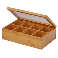 Boîte à thé en bois artisanat indien bois de pin nouveau Design Super qualité luxe personnalisé maison cadeau décoratif article Offre Spéciale personnalisé