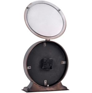 Reloj de mesa de Metal de estilo Vintage de latón AK en acabado antiguo de alta calidad para Decoración de mesa/Decoración de escritorio de oficina - Product Image 2