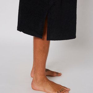 New Custom Recycled Men Surf Dry Surf <b>Robe</b> Coat <b>Waterproof</b> Black Beach Poncho Towel <b>Changing</b> <b>Robe</b> Plus Size Men's Wear - Product Image 6