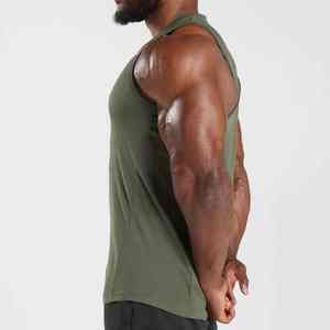 Camisetas sin Mangas de Algodón y Elastano al por Mayor, Ropa de Entrenamiento para Hombre, Camiseta Deportiva, Ropa Deportiva de Secado Rápido para Gimnasio - Product Image 5