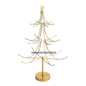 Arbre de table de luxe élégant en métal doré à forte demande, parfait pour la décoration de salon, de bureau et de vacances à bon prix - Product Image 2