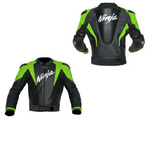 เสื้อแจ็คเก็ตมอเตอร์ไซค์หนังวัวคุณภาพสูง ปี 2025 คอตั้ง กันน้ำ ผลิตจากผ้า - Product Image 6