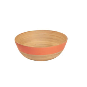 Vente en gros de bols à salade en bambou filé bicolore fabriqués à la main et écologiques, nouvelle technique de polissage du Vietnam pour le service de fête - Product Image 3