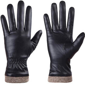 Gants en cuir véritable de haute qualité pour la sécurité au travail, la conduite, l'utilisation en extérieur, durables, de protection, confortables - Product Image 4