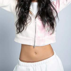 Sudadera con capucha y cremallera completa para mujer de primera calidad, tejido de punto suave y duradero para uso diario y capas de invierno, talla XS - Product Image 3