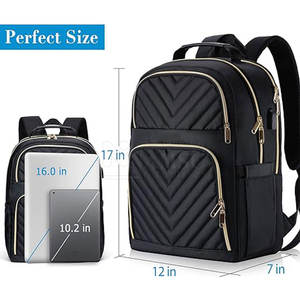 Venta al por mayor de mochilas unisex con cierre de cremallera de gran capacidad y cierre suave, bolsas con logotipo personalizado, calidad superior, función USB de poliéster - Product Image 4