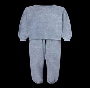 Sudaderas con Capucha Vintage Personalizables para Hombre, Pantalones Deportivos, Bordado con Letras Desgastadas, Marca Privada, Conjuntos Deportivos de Invierno con Capucha, Sólidos - Product Image 3