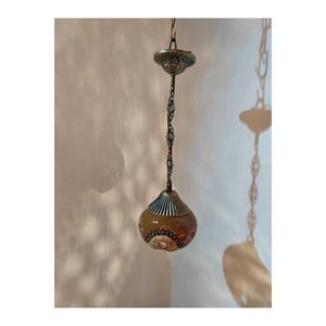 35-50 lampadario staffa staffa zucca per lampadari 34x48 metallo marrone sala/soggiorno 1