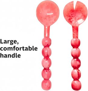 Juego de Cuchara y Tenedor para Ensalada de Resina de Lujo, Cubertería Moderna para Fiestas, Mango Largo, No Tóxico, para Uso en el Hogar y Restaurantes, Ecológico - Product Image 2