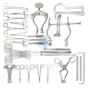 47 pièces ensemble d'instruments chirurgicaux de laparotomie pédiatrique manuel de haute qualité en acier inoxydable Ortho Genix utilisation hospitalière - Product Image 2