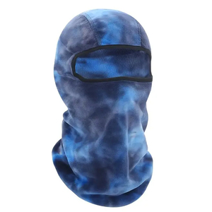 Masque complet extensible motif tie-dye, respirant, fait à la main 100% cagoules en polyester par WAKIN WEAR - Product Image 5