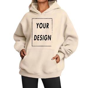 High Quality Custom Logo Blank Solid Heavyweight Cotton Zip up <b>Hoodie</b> Distressed Faux <b>Fur</b> Hood Cropped Hoodies - Product Image 3