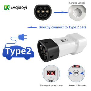 Type 2 Auto V2L naar 16A EU-stekkeradapter, converteert Type 2 ontlading voor 220V AC reislader voor MG - Product Image 5