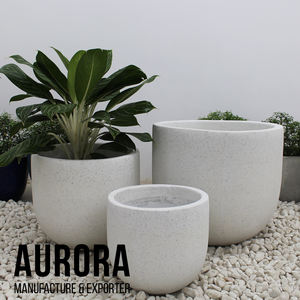 Flower Pots Planter for Home & Garden Decoration With Modern Style Design and Custom Size Shape Made in Vietnam - Product Image 1