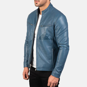 2025 Veste en cuir personnalisée tendance pour hommes avec coutures de qualité supérieure parfaite pour les marques de mode et les étiquettes de streetwear - Product Image 2