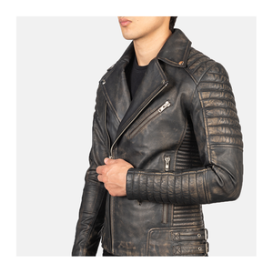 Venta al por mayor Hombres Chaquetas de cuero transpirable Moda Moto Chaquetas de cuero de alta calidad de los hombres Chaquetas de cuero - Product Image 4