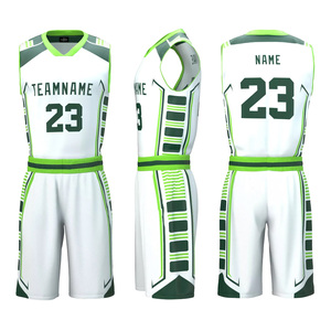 Vente en gros d'uniformes de basket-ball personnalisés OEM de haute qualité pour hommes, maillot grande taille respirant, ensembles de basket-ball imprimés par sublimation - Product Image 6