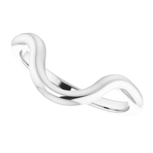 Stuller Wedding Band 51243:1109P Stainless Steel - Product Image 5