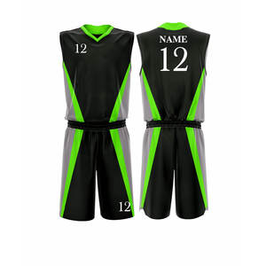 Conjuntos de Uniformes de Baloncesto sin Mangas para Hombre Adulto, 100% Poliéster, Impresión Digital, Transpirable, Nombre y Logotipo del Equipo Personalizados, Servicio OEM - Product Image 1