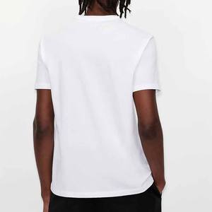 T-shirt de marque en coton vierge à manches courtes quantité minimale de commande, impression par transfert thermique sur mesure - Product Image 2