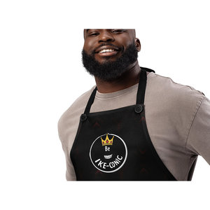 Delantal sin mangas Ike-Conic de lino y algodón para cafeterías, cocinas, pintura y uso en entornos comerciales - Product Image 5