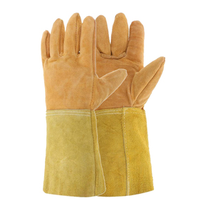 Professional <b>Thermal</b> Welding <b>Gloves</b> Heat Resistant Fireproof Leather Breathable Eco-Friendly Outdoor Safety <b>Gloves</b> for Work - Product Image 4