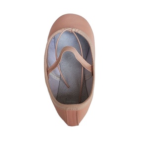 Chaussons de danse en cuir véritable à semelle souple, légers, flexibles et confortables pour l'entraînement unisexe – Vente en gros - Product Image 5