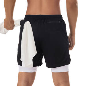 Mens Athletic Workout <b>Shorts</b> with Compression Liner 7 <b>Inch</b> <b>Inseam</b> - Product Image 3