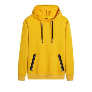 Sweat-shirts pour hommes en coton 95% et élasthanne 5% avec poche zippée et broderie 3D délavée, et sweats d'automne pour femmes - Product Image 5