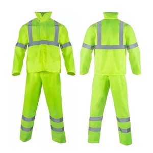 Overoles de Trabajo de Algodón Transpirable de Alta Visibilidad y Seguridad Personalizados para Unisex con Tiras Reflectantes con Servicio OEM - Product Image 6