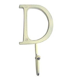 Premium D Shape Design Clothing Hanging <b>Hook</b> Metal With Strong Build Perfect For Bathroom And Room Best Usable Object Silverware - Product Image 1