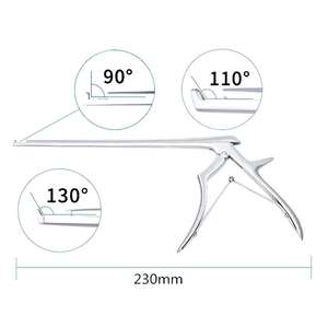 Haute qualité allemand Ferris Smith Kerrison Rongeurs 23cm nouvelle laminectomie poinçon vers le haut Instruments de neurochirurgie base chirurgicale - Product Image 4