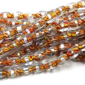 Vente en gros de perles en verre de Murano en cristal 16 pouces de perles au chalumeau pour bijoux - Product Image 2